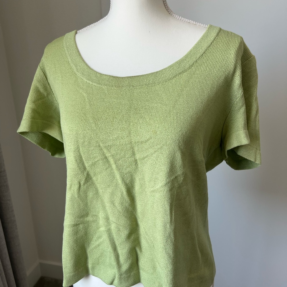 St John Sport Essentials Green Sweater
